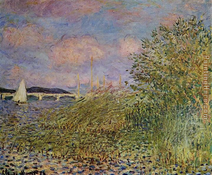 The Seine at Argenteuil 1 painting - Claude Monet The Seine at Argenteuil 1 art painting